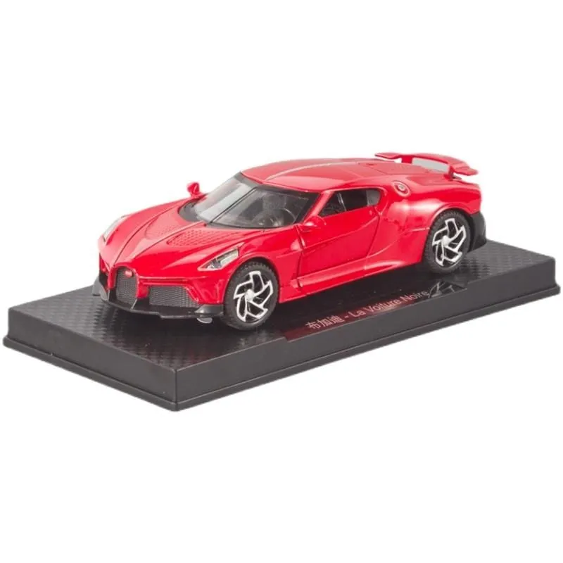 1:32 Simulation Bugatti Black Dragon Sports Car Model Alloy Car Model Metal Toy Car Boy Gift Car Decoration Jewelry Collection