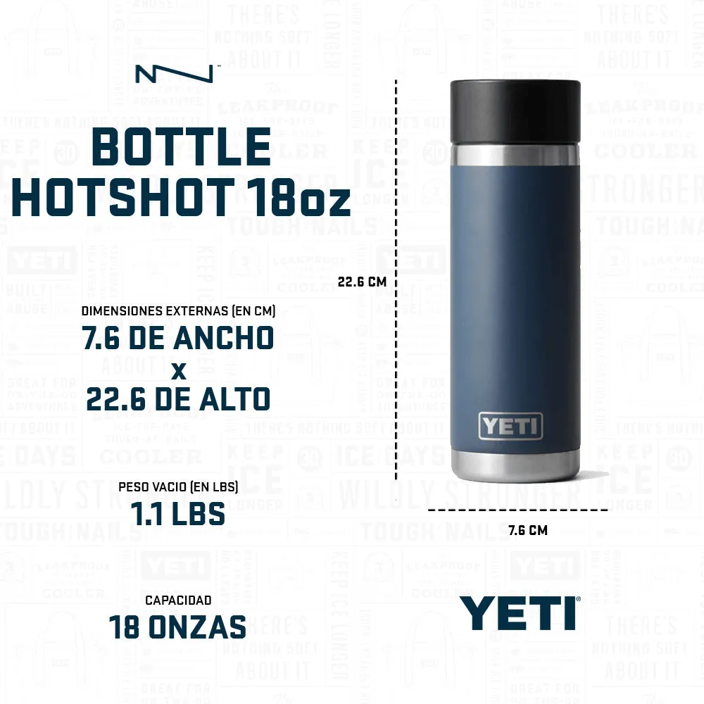 21071501349 TERMO RAMBLER 18oz HOTSHOT BLANCO MARCA YETI