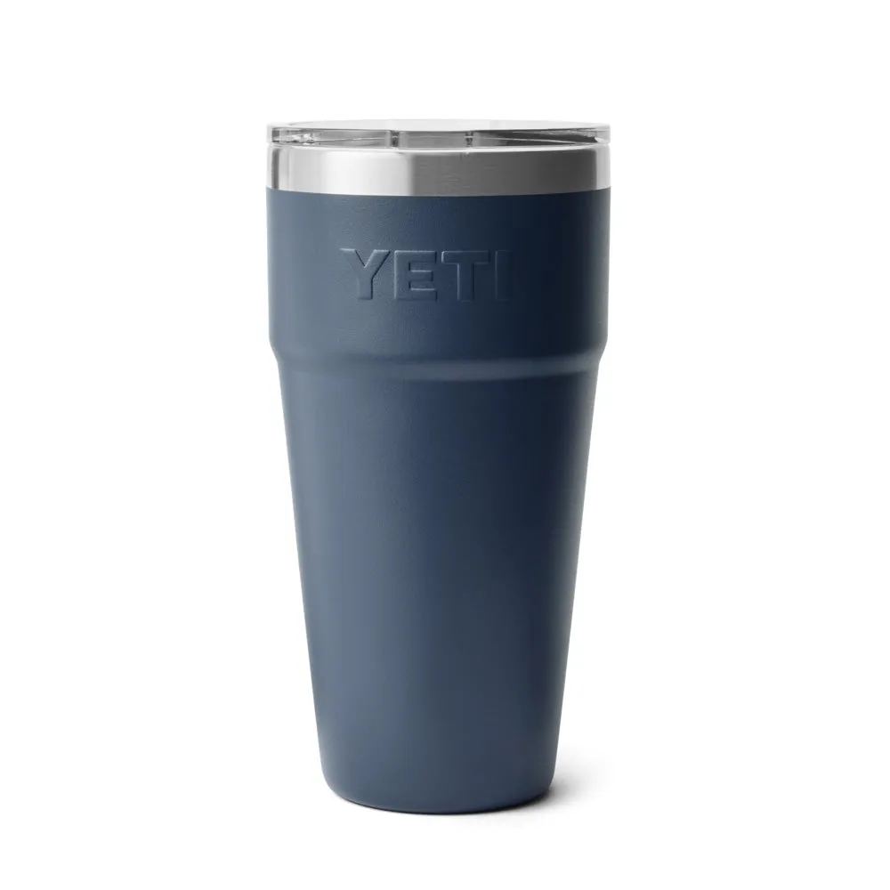 21071503717 TERMO RAMBLER 30oz STACKABLE CUP TAPA MAGNETICA MARINO MARCA YETI