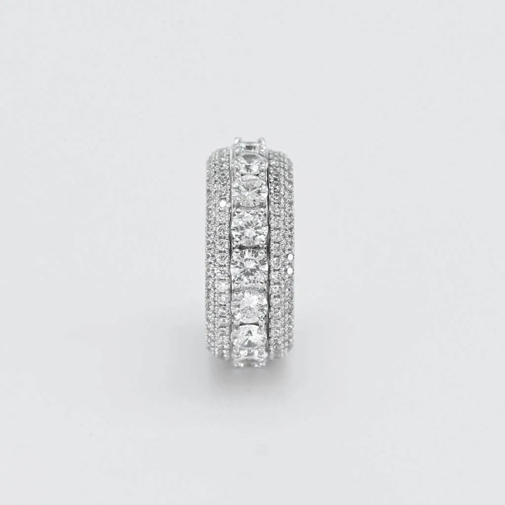 5 Layer Diamond Band Ring