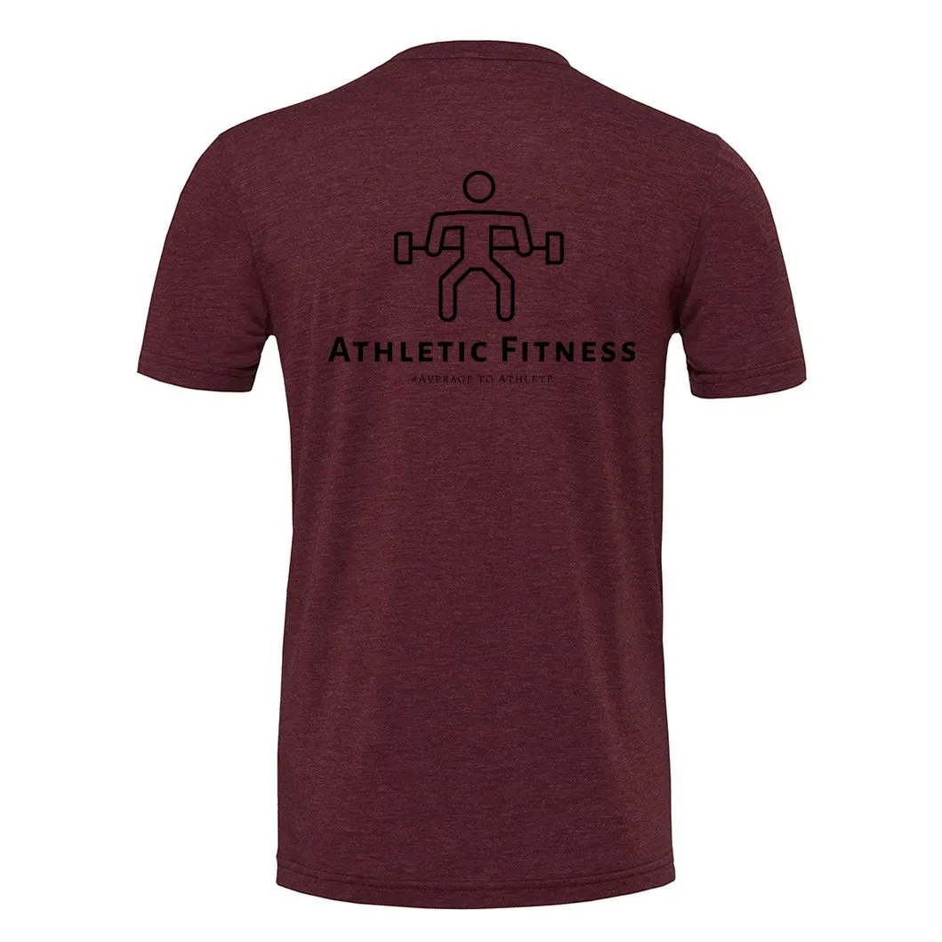 Athletic Fitness Maroon T shirt