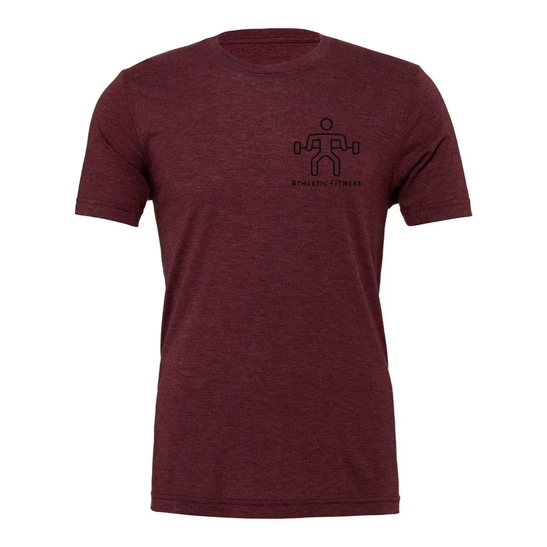 Athletic Fitness Maroon T shirt