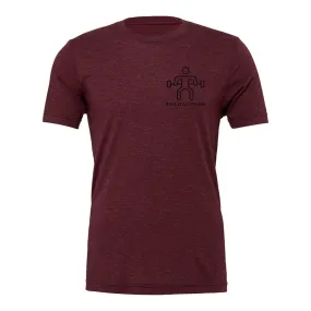 Athletic Fitness Maroon T shirt