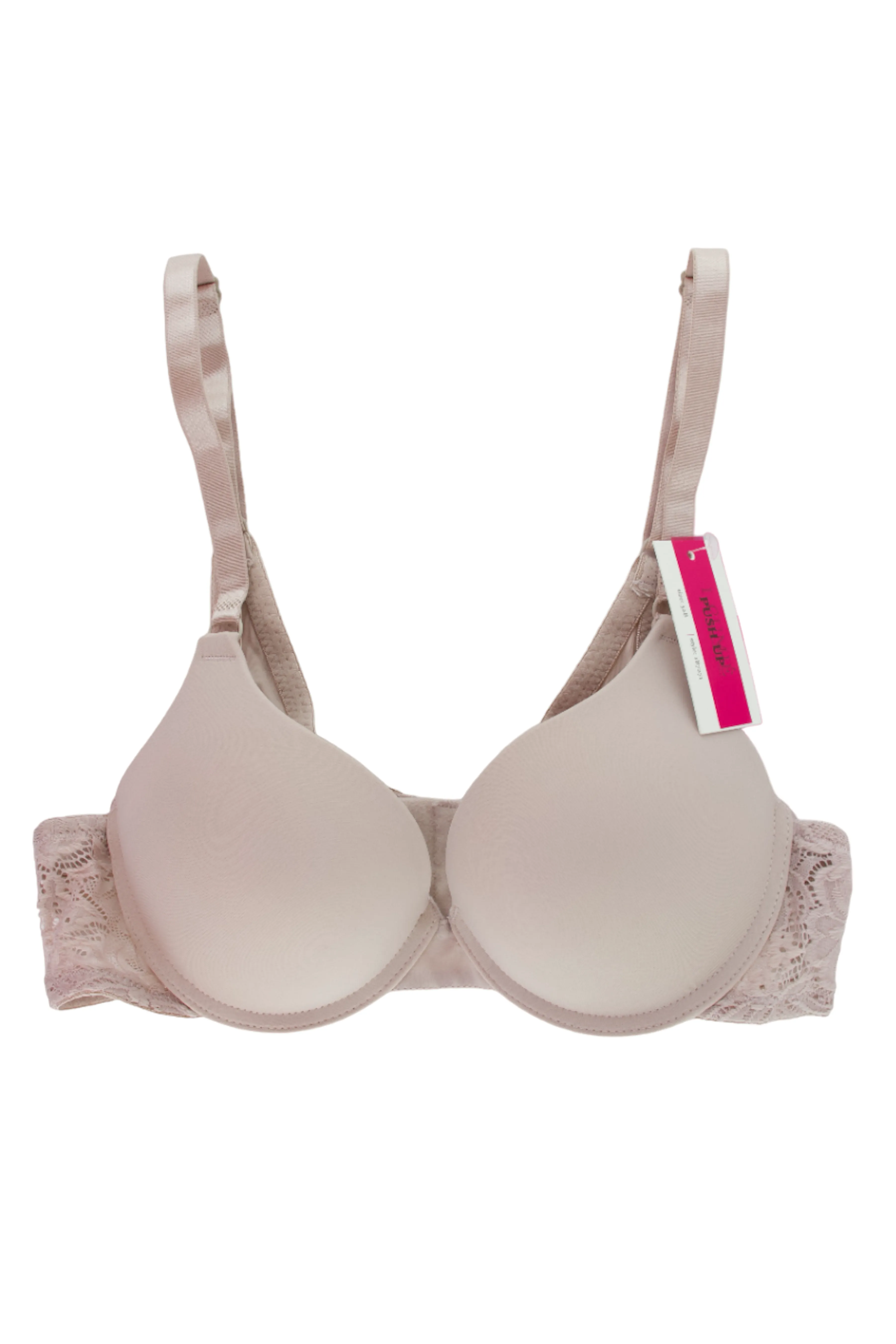 BRA LISO CON PUSH-UP Y DETALLE DE ENCAJE IB7271