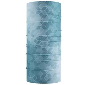 Buff Braga de cuello ORIGINAL ECOSTRETCH Multifuncional Azul Formas Geométricas