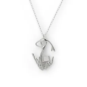 cardiac conduction system necklace | silver