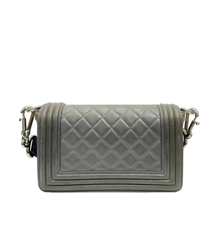 Chanel Ltd Edition Leather & Galuchat Stingray Boy Bag