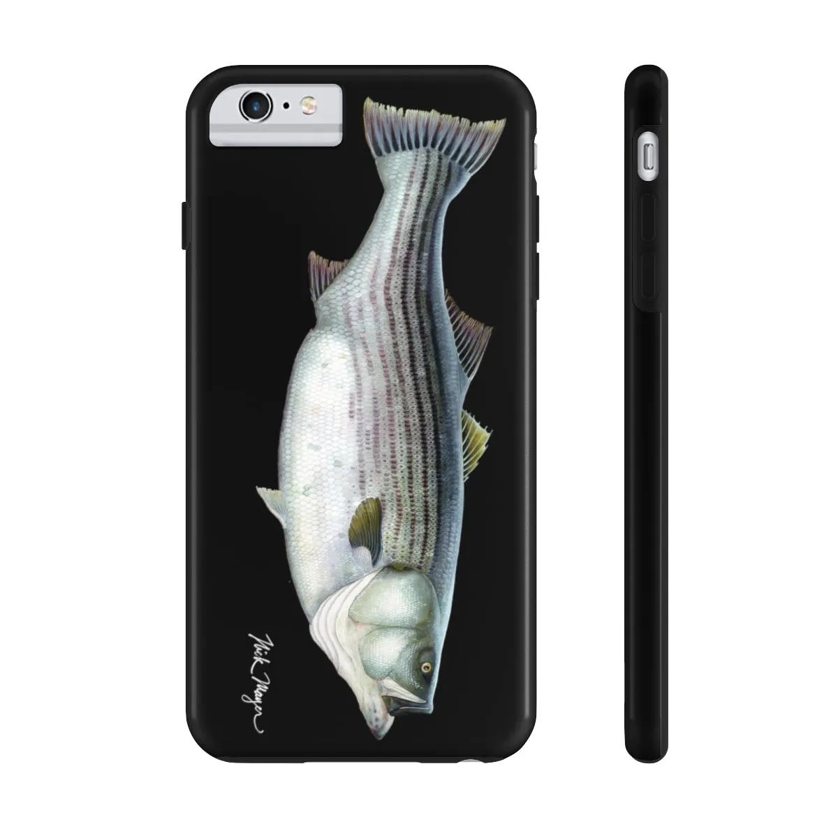 Cow Striper Phone Case (iPhone) - black