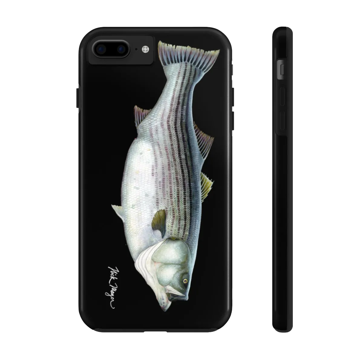 Cow Striper Phone Case (iPhone) - black