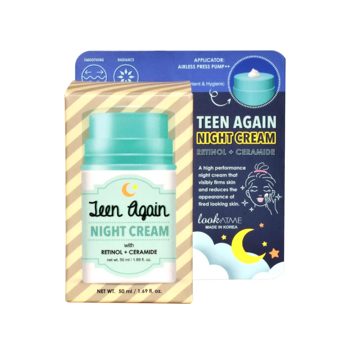 Crema facial Look At Me Teen Again Night Cream 50ml