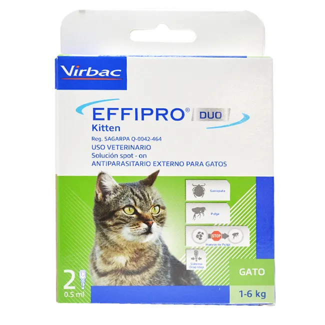 Effipro Duo Gato Antiparasitario - Virbac