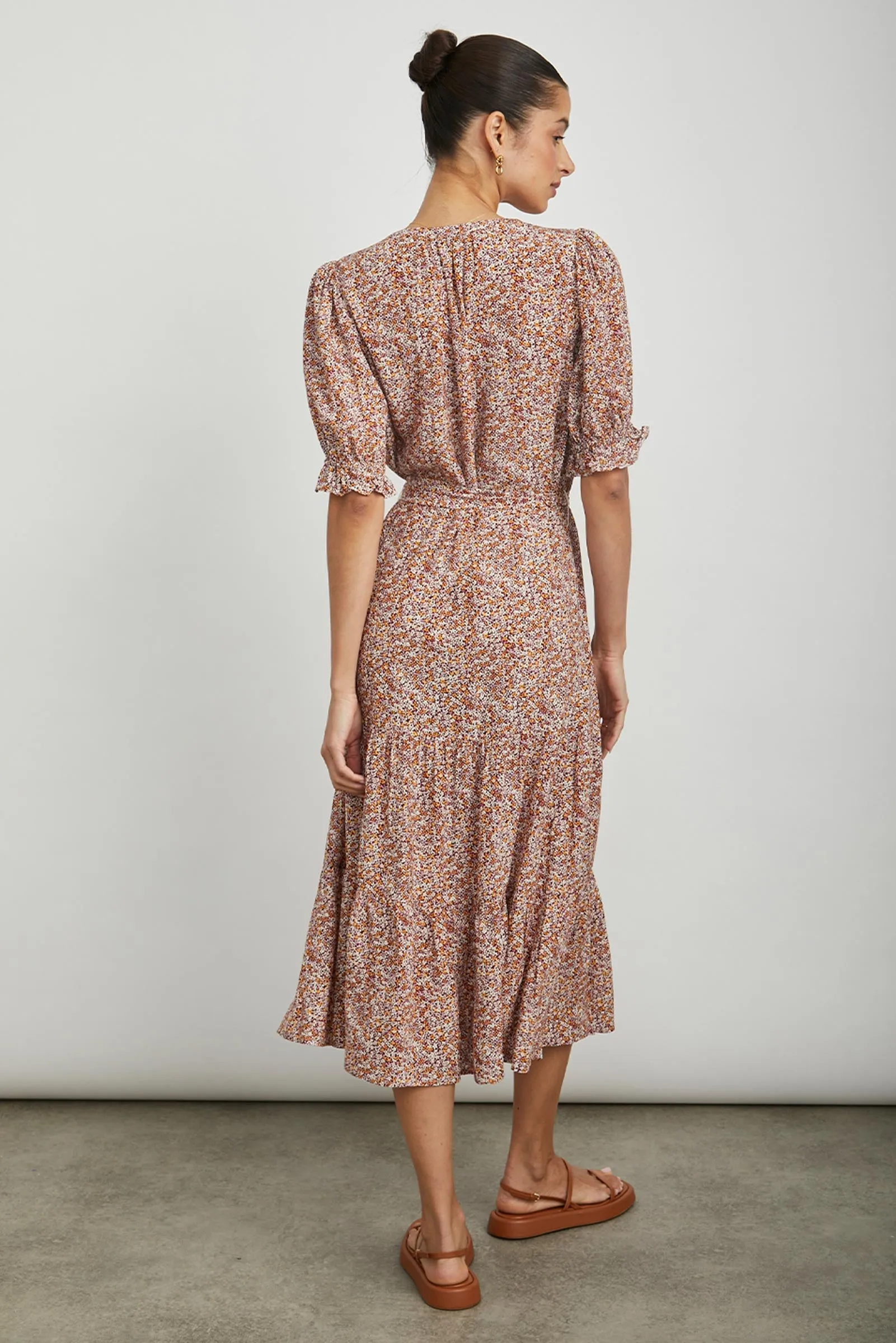 Eliana Floral Viscose Dress