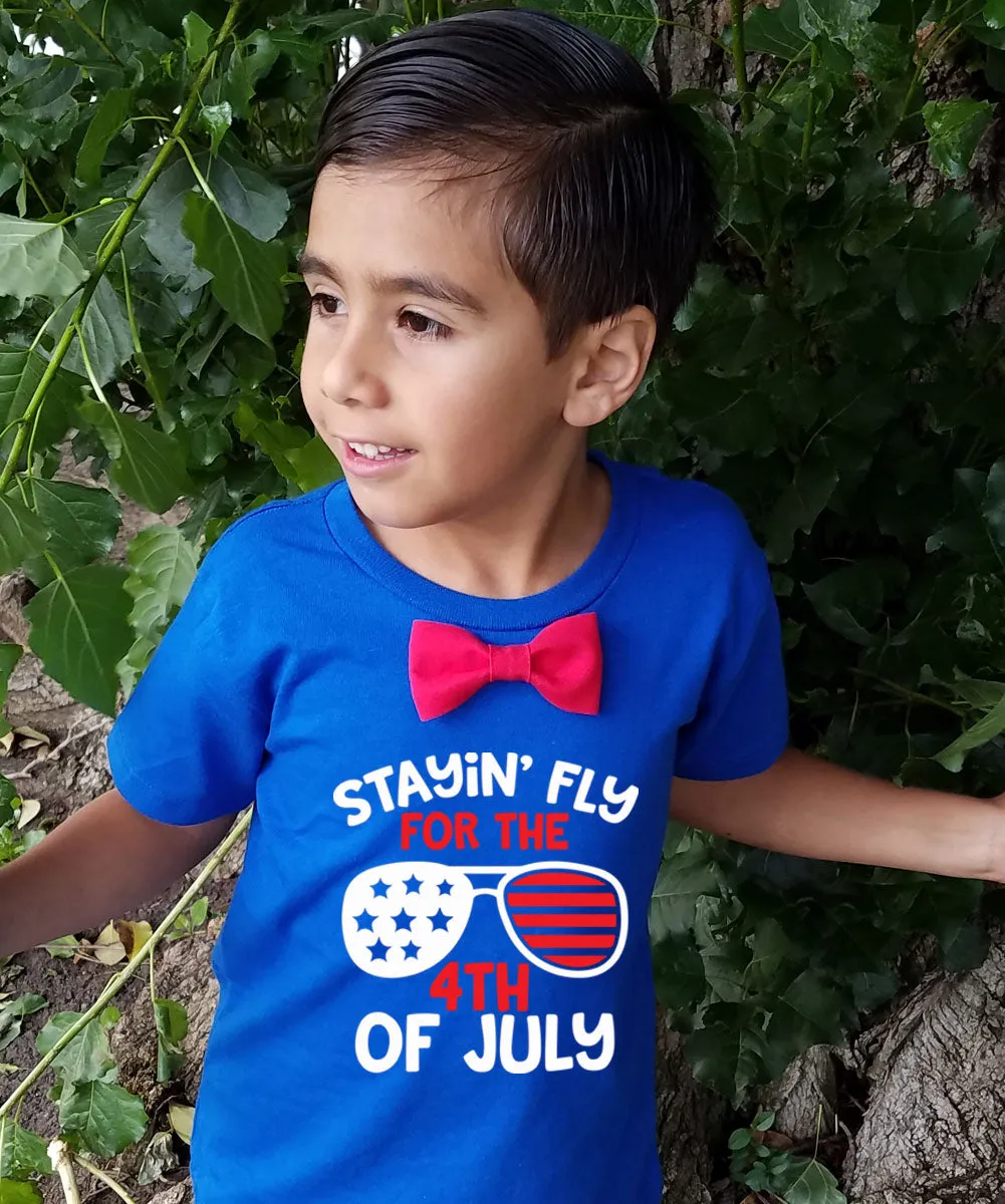 Fourth of July Shirt Baby And Toddler Boy Stayin' Fly for 4th