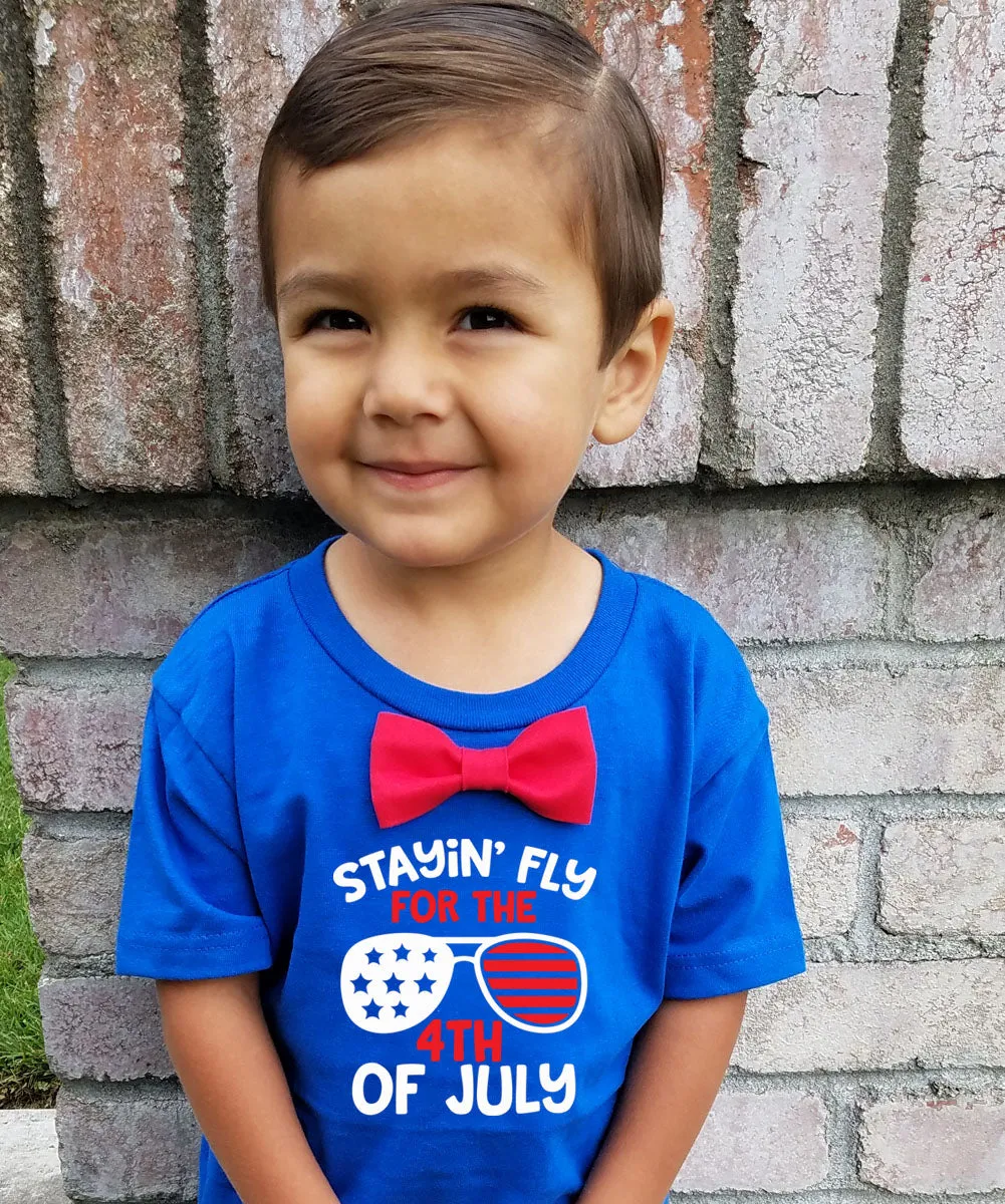 Fourth of July Shirt Baby And Toddler Boy Stayin' Fly for 4th