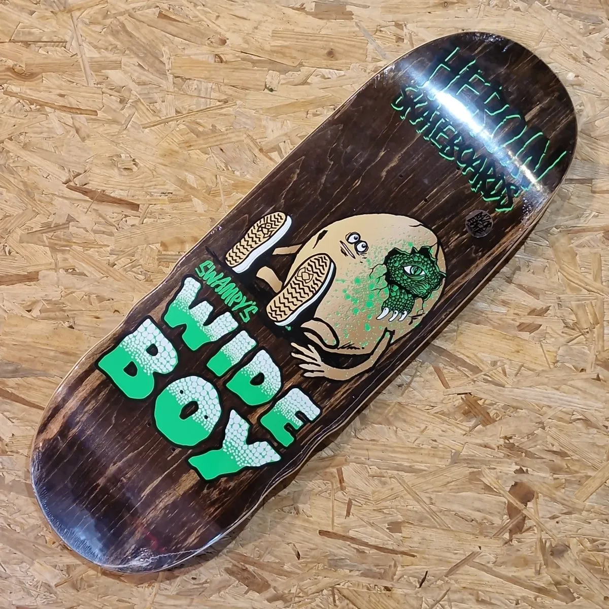 Heroin Skateboards Swampy's Wide Boy 10.75 Deck