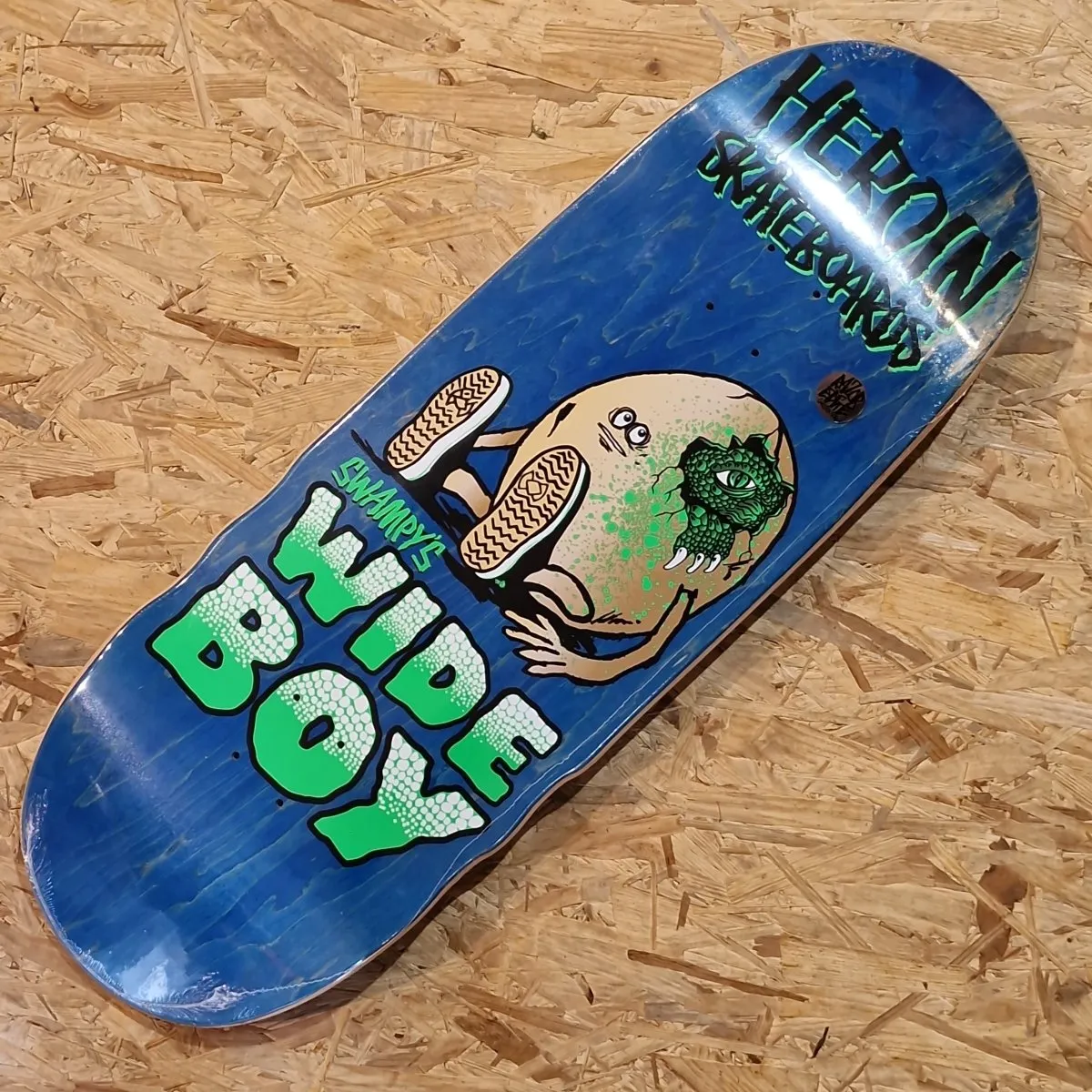 Heroin Skateboards Swampy's Wide Boy 10.75 Deck