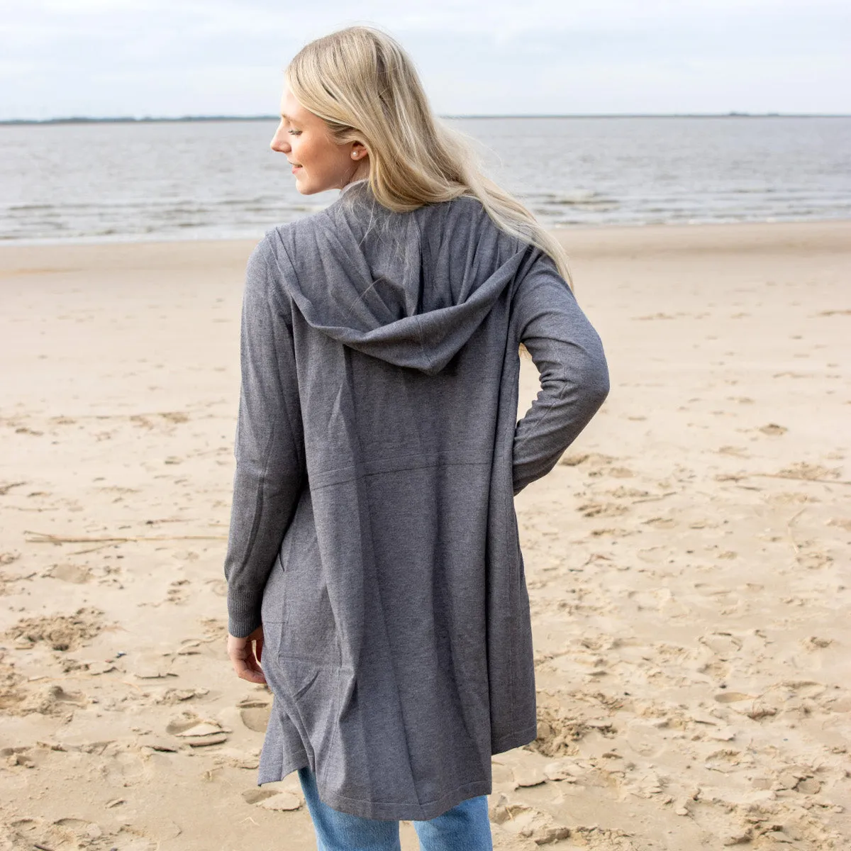 Herzlein® Cardigan in Dunkelgrau