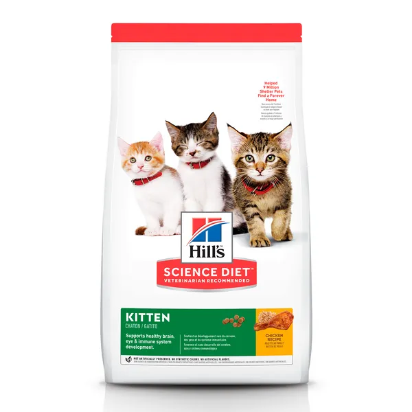 Hill'S Science Diet Felino Gatito Original 3.2Kg Receta Pollo - Alimento Seco Gatito