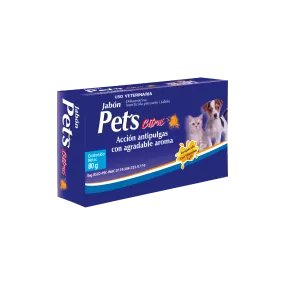 Jabón Pets 80 Gr Antipulgas - Biochem