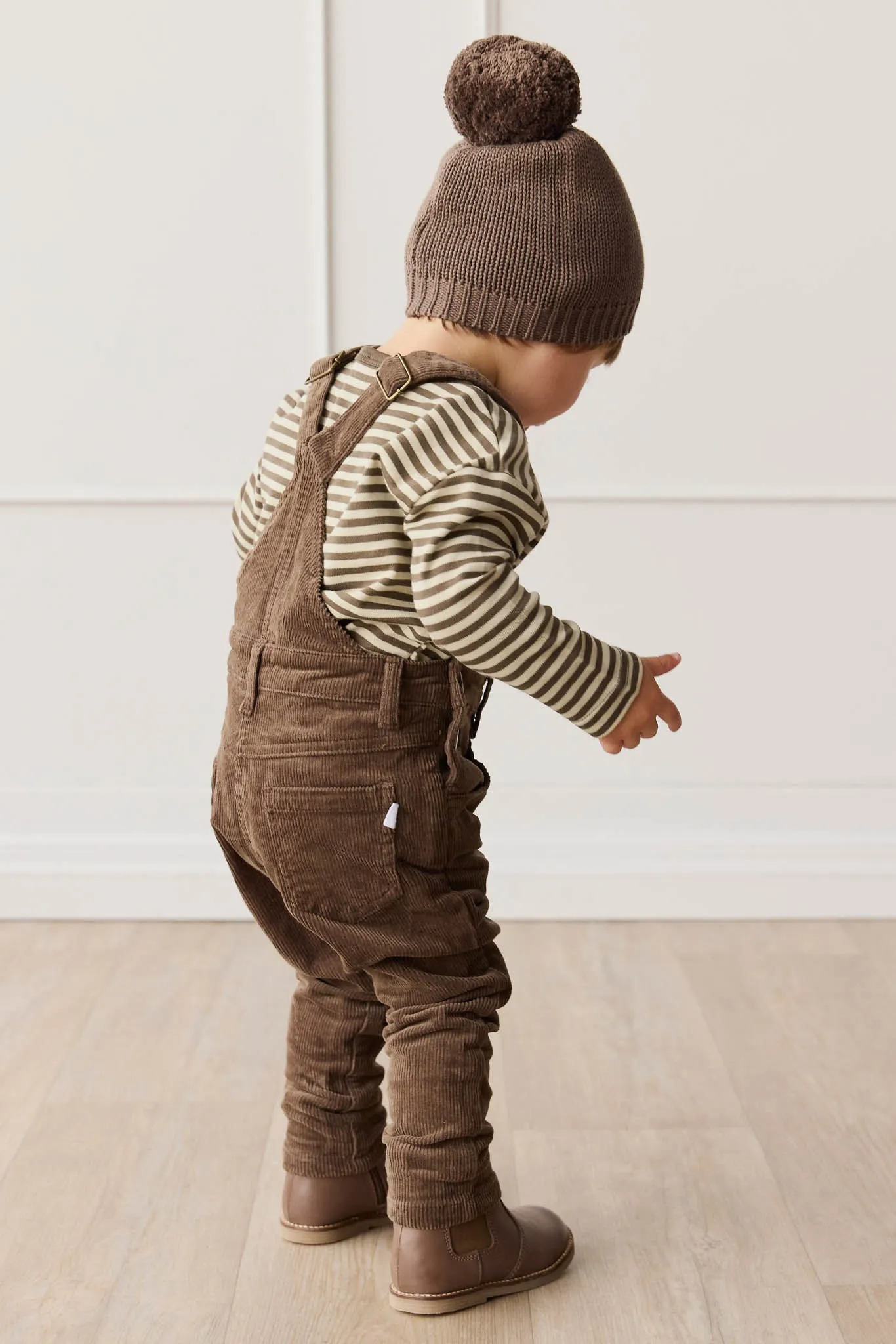 Jordie Cord Overall - Brownie