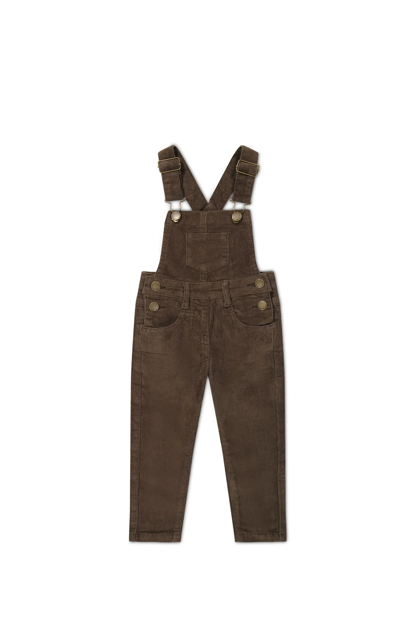 Jordie Cord Overall - Brownie