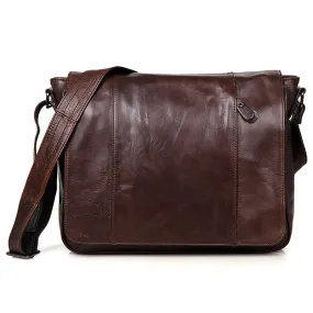 Lawrence Genuine Leather Messenger Bag