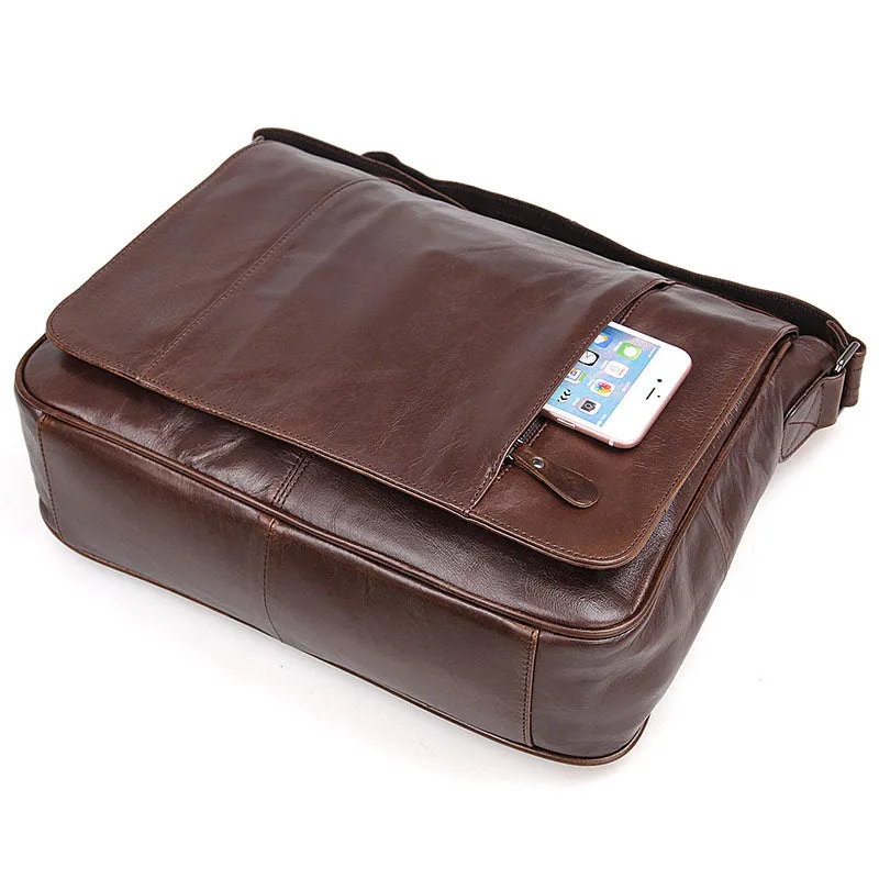 Lawrence Genuine Leather Messenger Bag