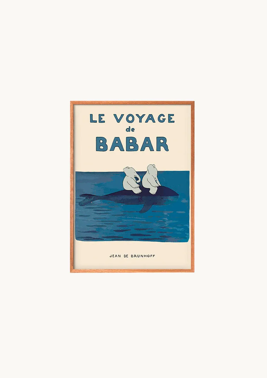 'Le Voyage, Babar' Plakat