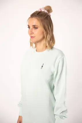 Mangaroca Batida de Côco | Bestickter Bio-Baumwoll Frauen Pullover