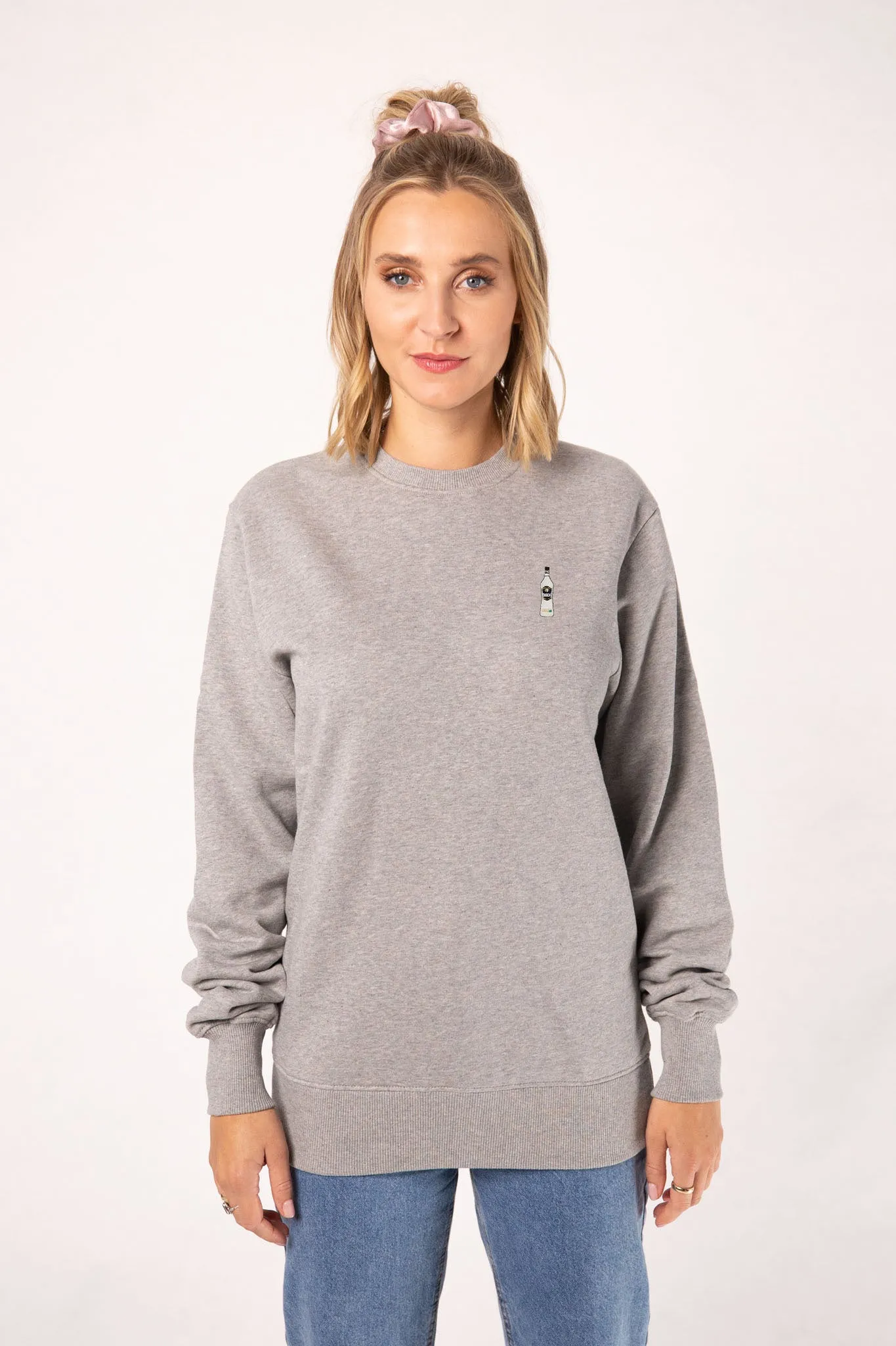 Mangaroca Batida de Côco | Bestickter Bio-Baumwoll Frauen Pullover