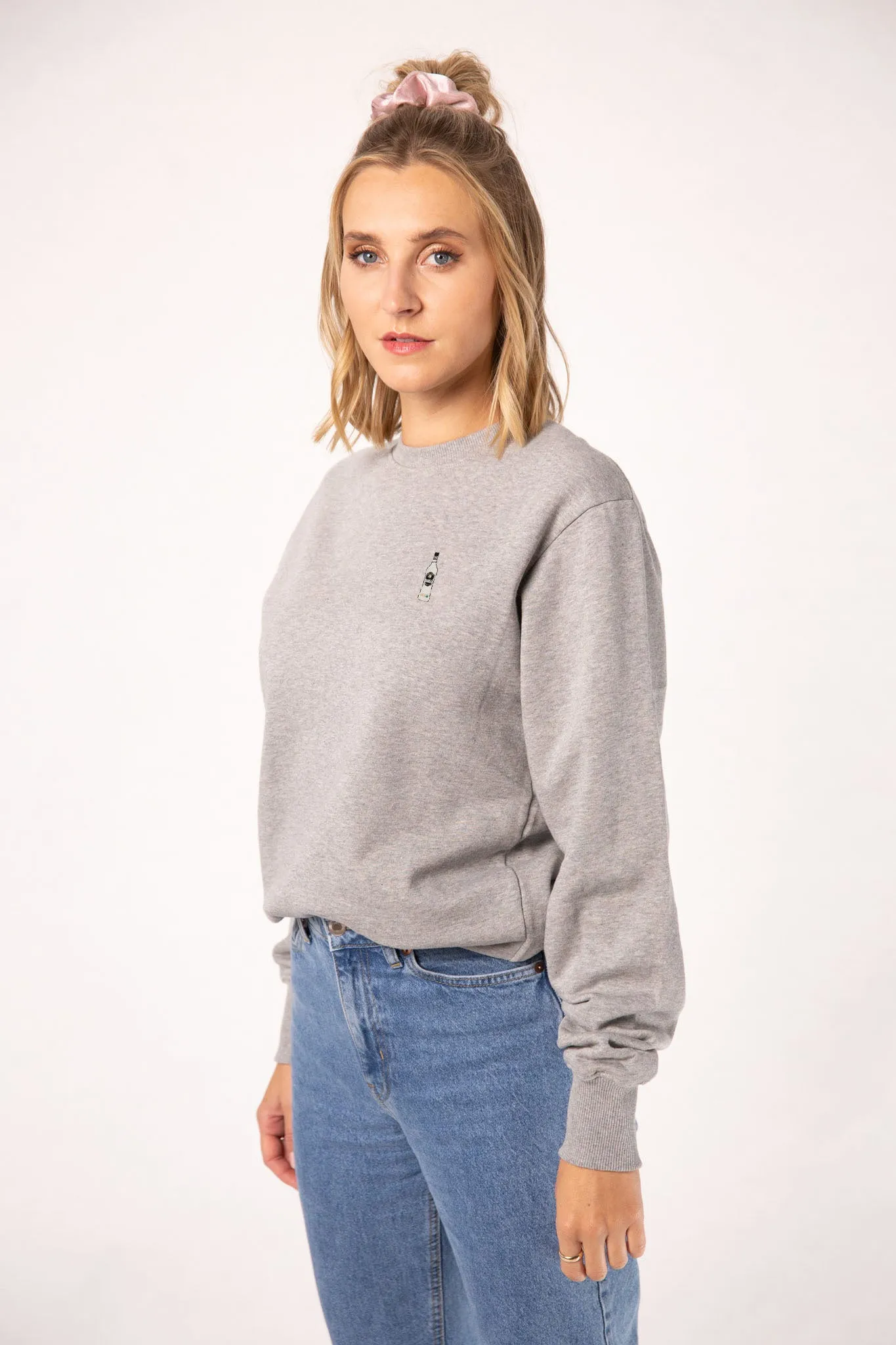 Mangaroca Batida de Côco | Bestickter Bio-Baumwoll Frauen Pullover