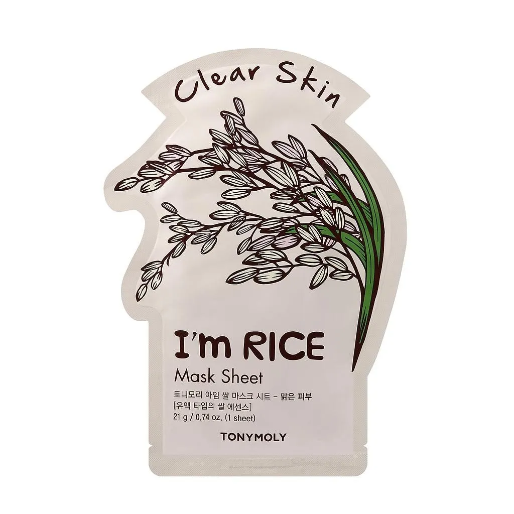 Mascarilla facial Tonymoly I'M RICE MASK SHEET - BRIGHTENING