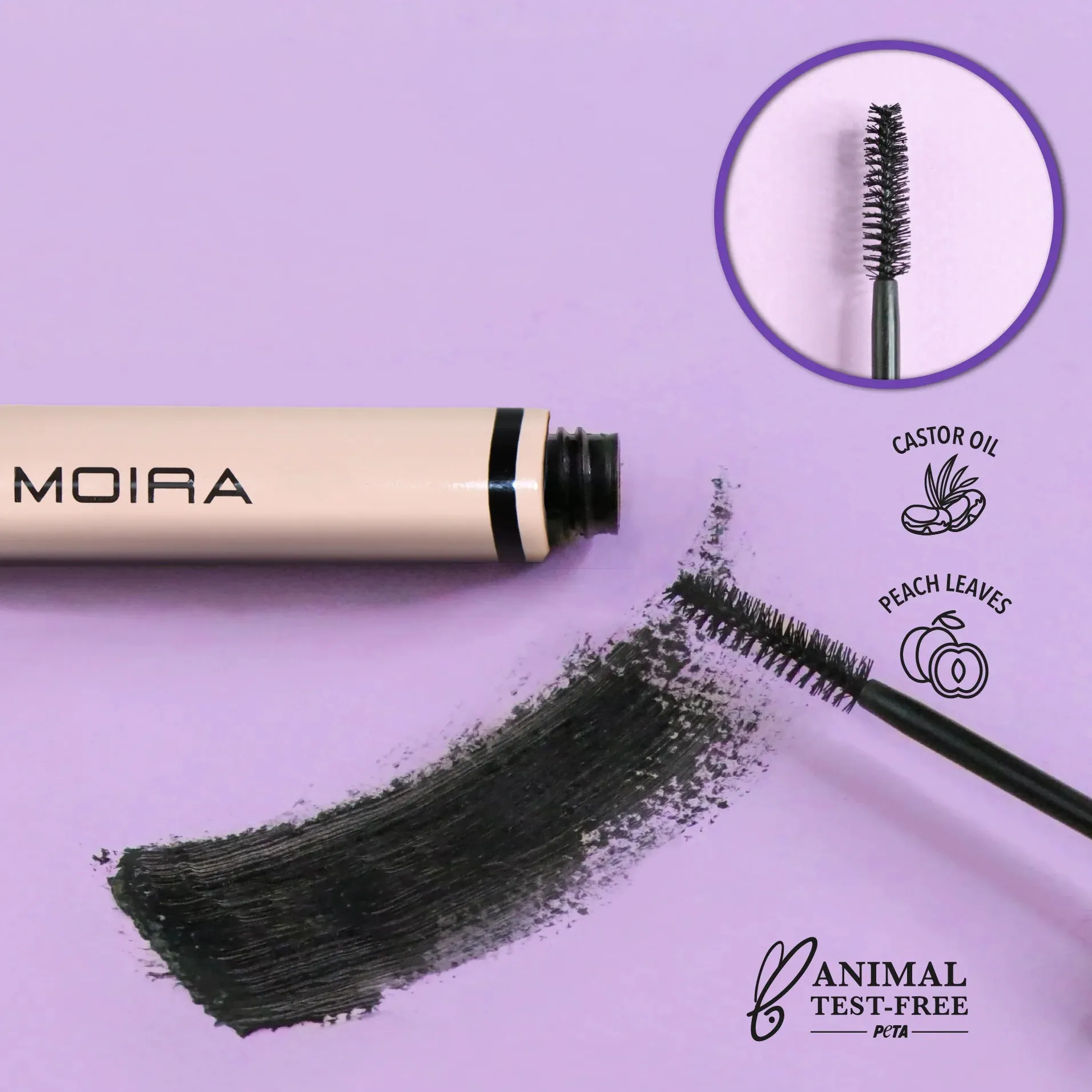 MOIRA Volume And Long Lash Mascara Negro