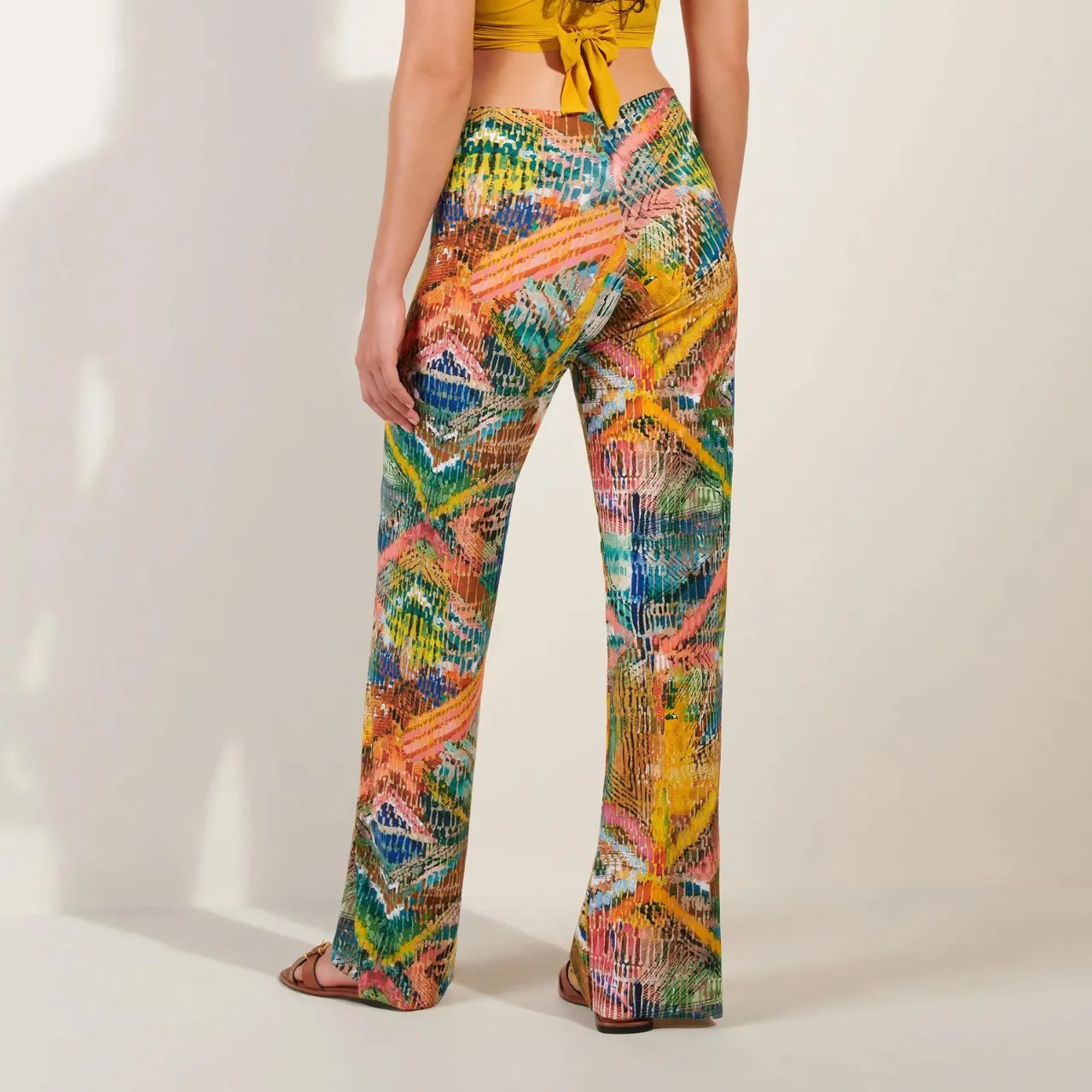 Myla Trouser in Masai Print