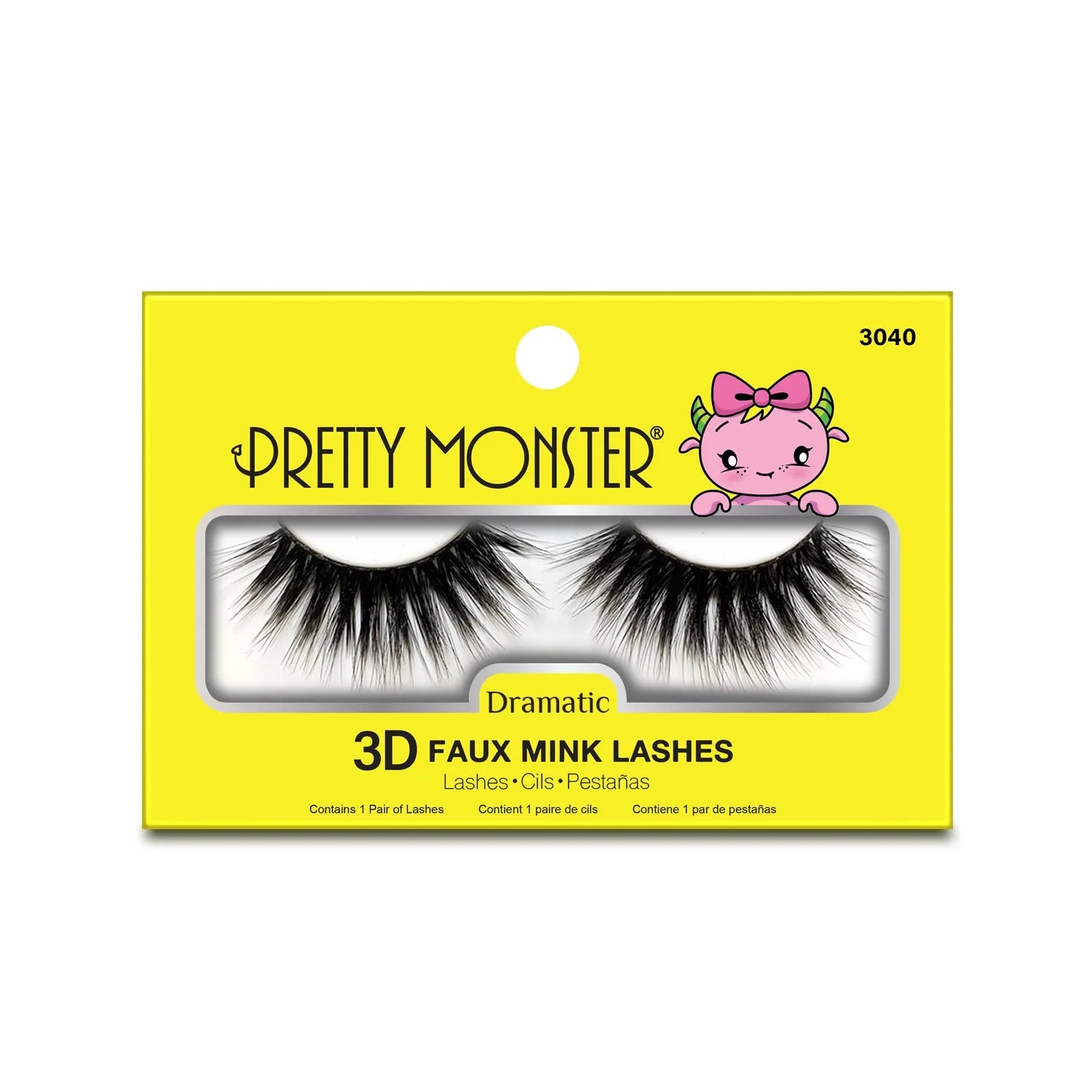 PRETTY MONSTER Dramatic 3D Pestaas de Mink