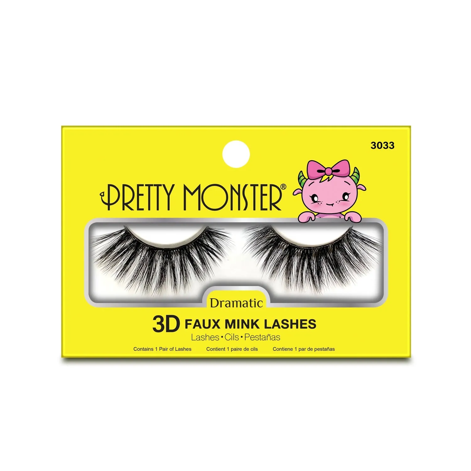 PRETTY MONSTER Dramatic 3D Pestaas de Mink