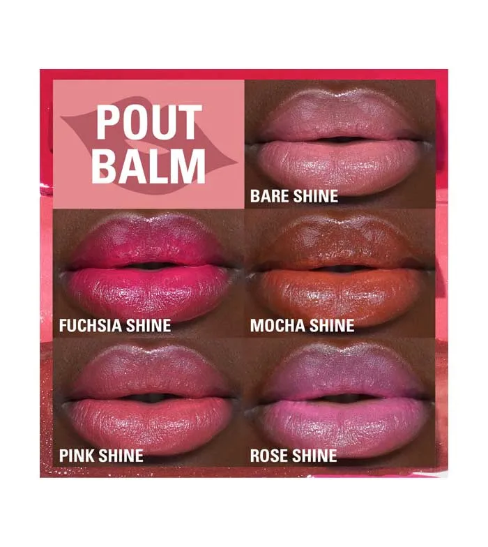 Revolution - Bálsamo labial Pout Balm - Fuchsia shine