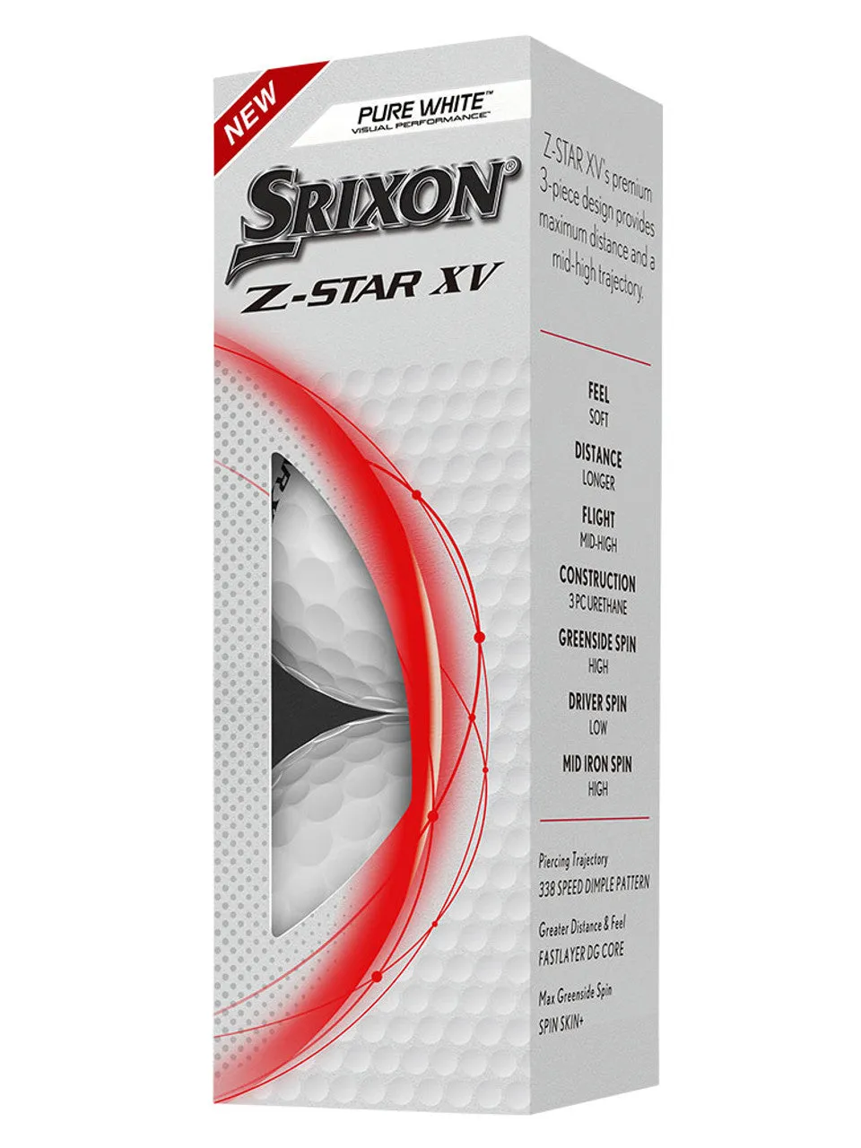 Srixon Z-Star XV 8 Golf Balls White (1 Dozen) (2023)