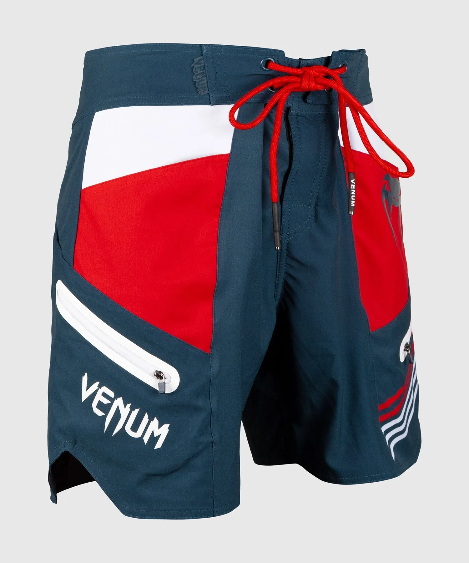 Venum Cargo Boardshorts - Dark blue/Raspberry-White